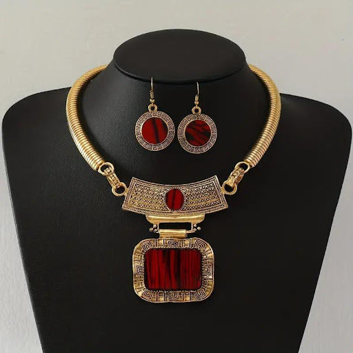 Vintage Rhinestone Tassel Set