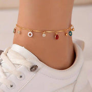 Colorful Tassel Anklet