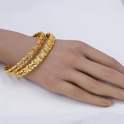 Arabian Style Butterfly Zinc Alloy Bangle