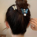 Elegant Rhinestone Flower Hair Claw
