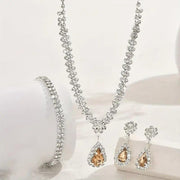 Customer Favorite Boho-Chic 3pcs Jewelry Set with Cubic Zirconia