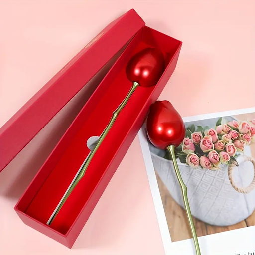 Metal Rose Jewelry Box – Valentine's Gift