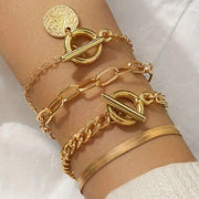 Elegant 4pcs Bracelet Set