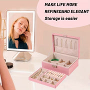 Imported high quality two layer Jewelry Box Ring Box