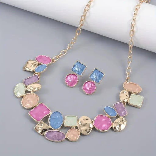 Boho Geometric Enamel Set