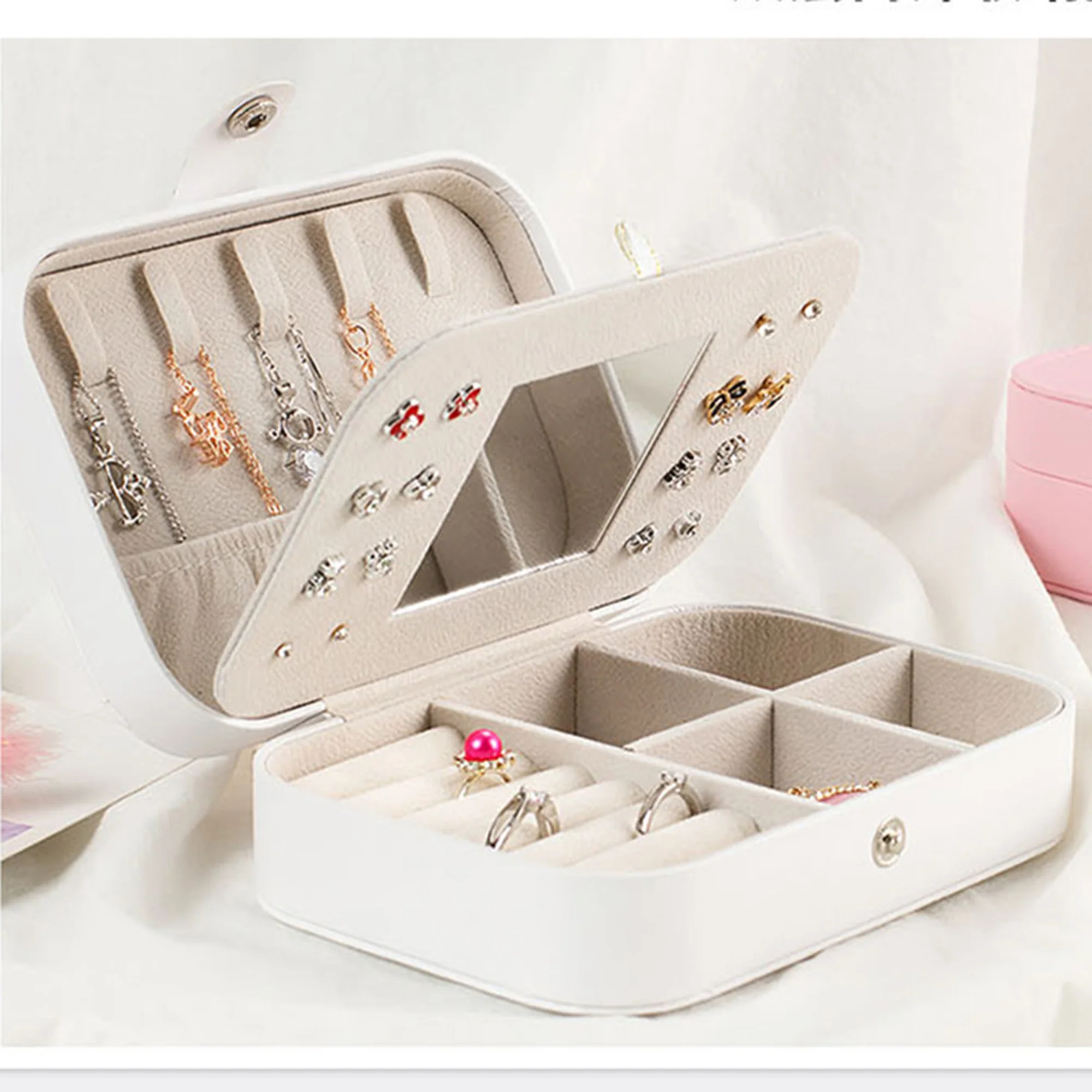 Portable Jewelry Organizer Box