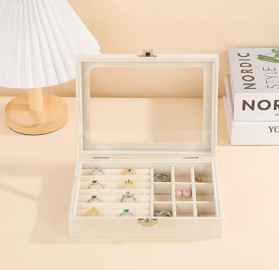 Elegant Velvet Jewelry Box