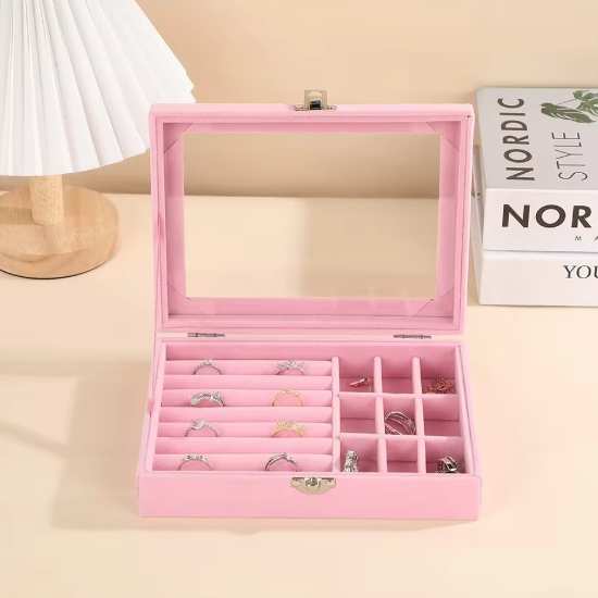 Elegant Velvet Jewelry Box