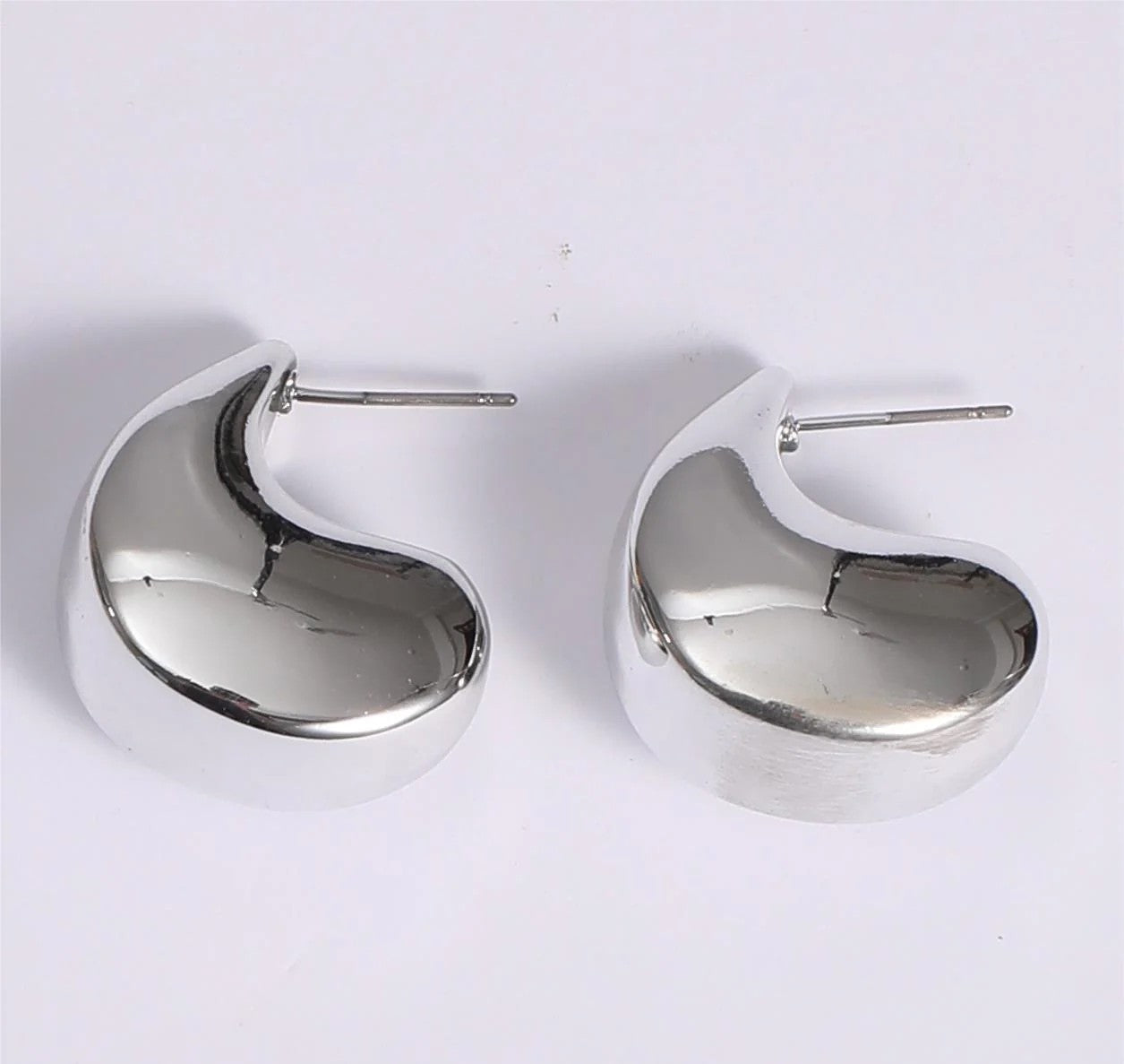 Drop Ear Hoops Pair