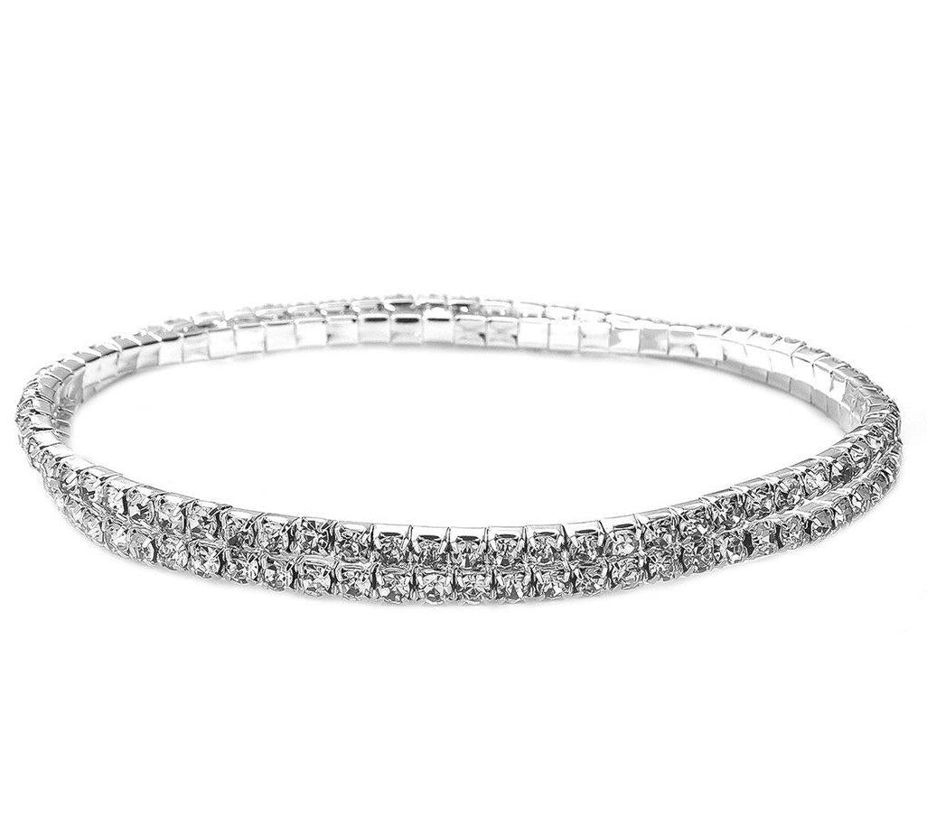 Stretchable Double Layer Anklet