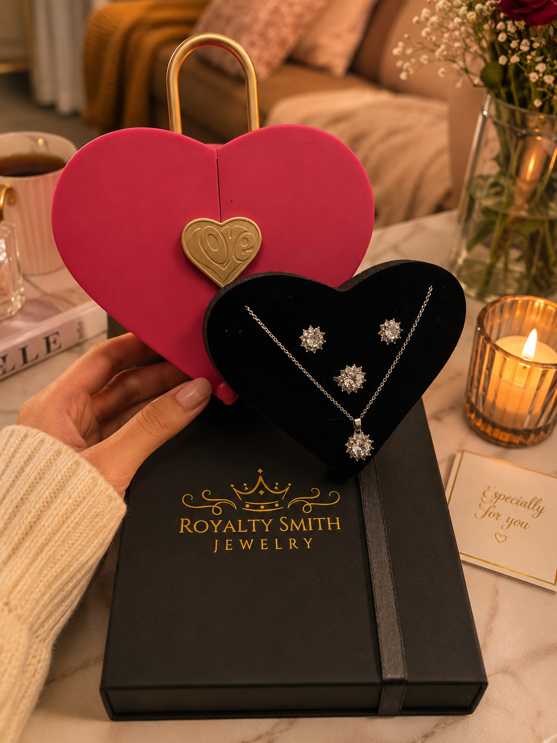 Lifelong heart shape with hook Gift Box