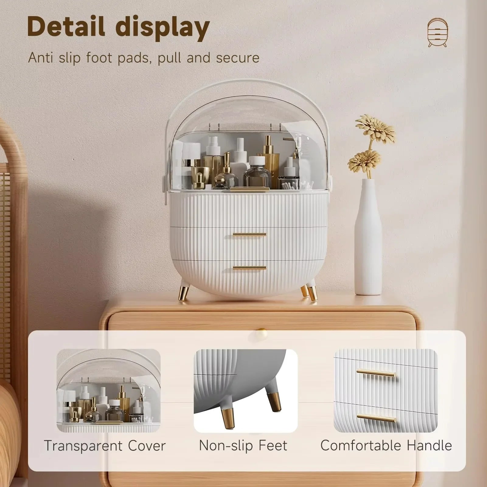 Makeup, Cosmetics Storage & Display Box