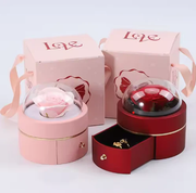 Cross-border ball jewelry flower box ring necklace