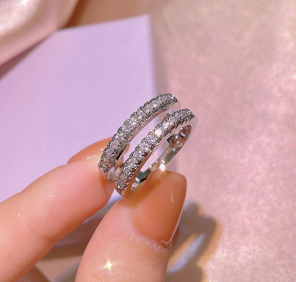 Imp Square Layered Ring