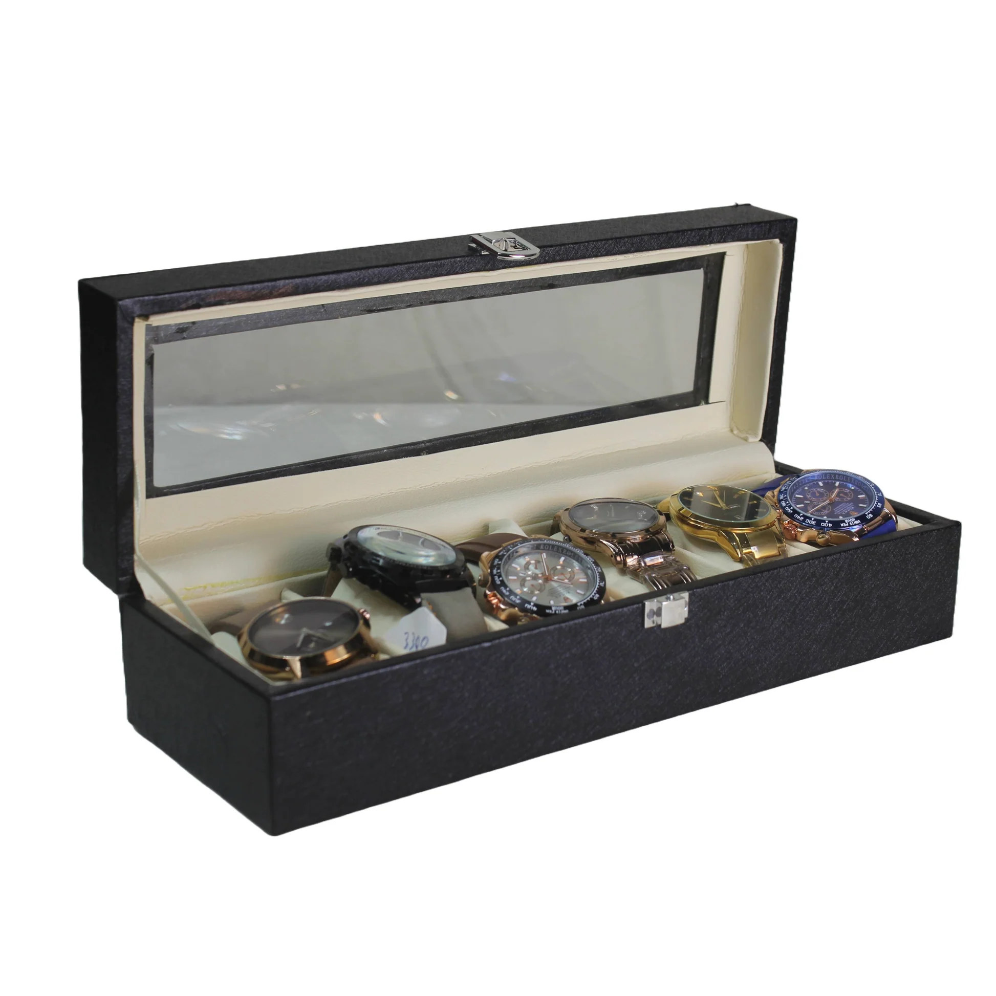 Premium Leathered Watch, tie, Belts and Cufflinks storage boxes
