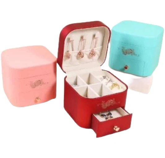 Travel Trinket Jewelry Ring Boxes Jewelry Case
