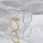 Adjustable Snake Ring with Synthetic Zircon