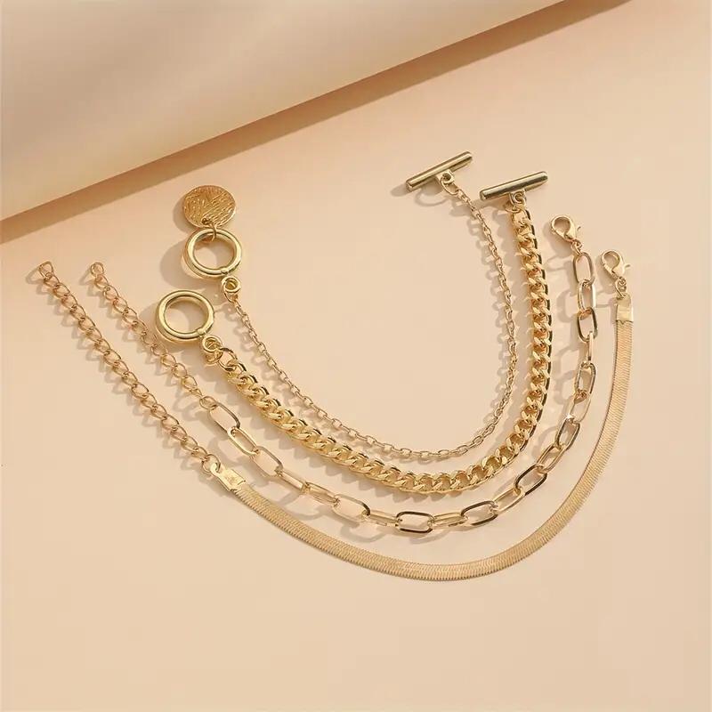 Elegant 4pcs Bracelet Set