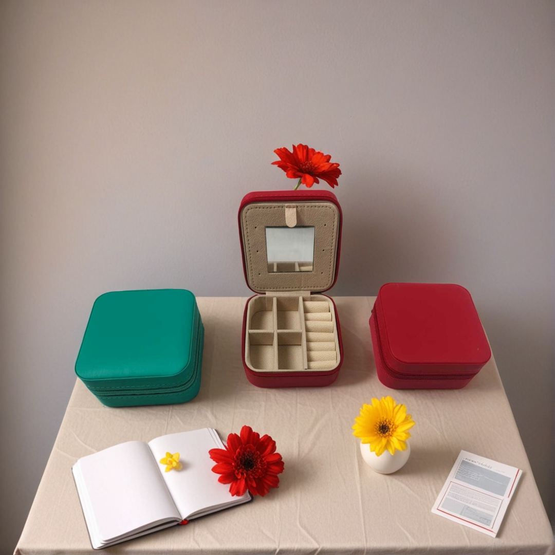 Mini Jewelry Organizer With Mirror