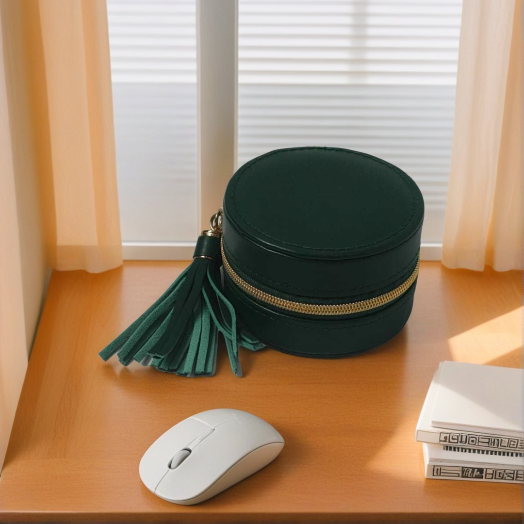 Round Mini Jewelry Organizer