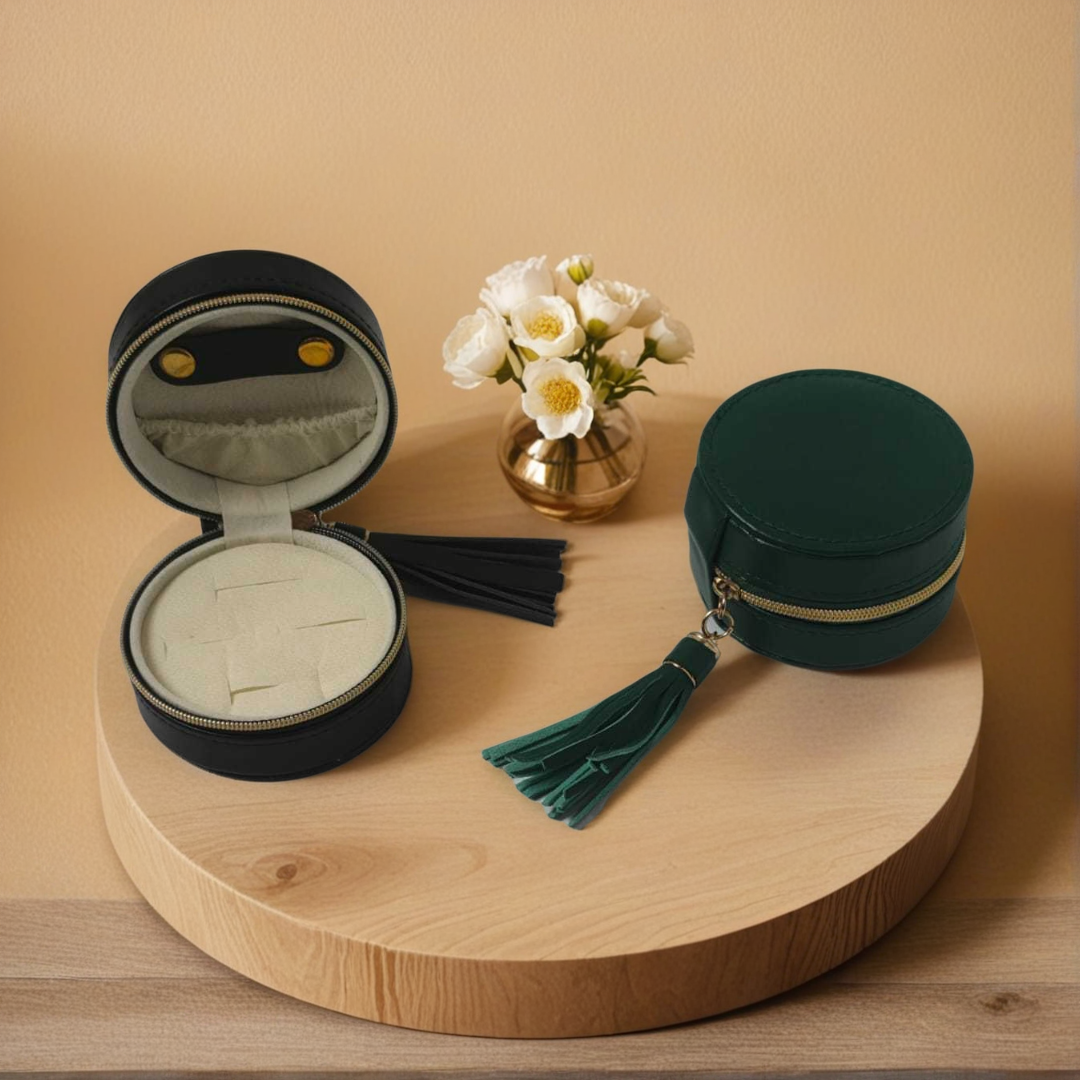 Round Mini Jewelry Organizer