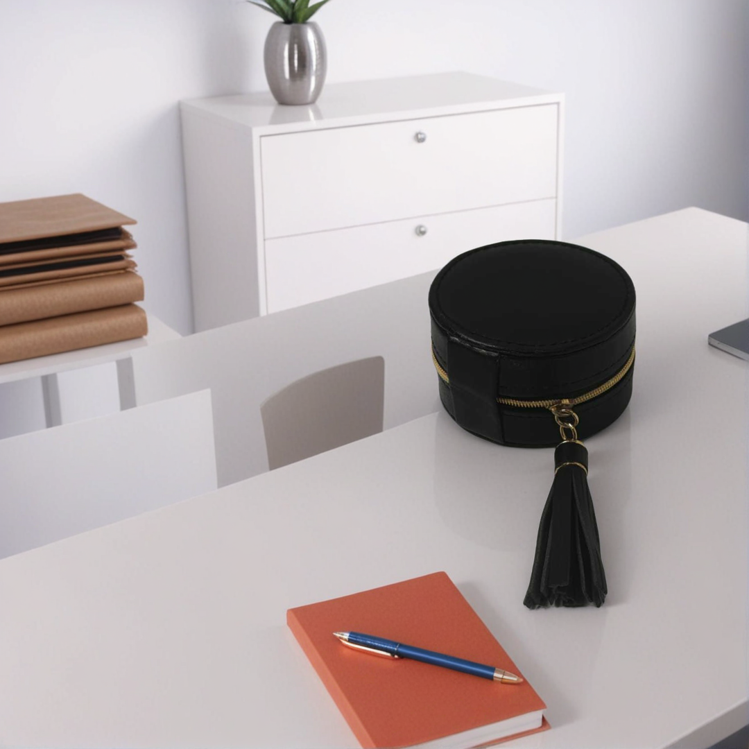 Round Mini Jewelry Organizer