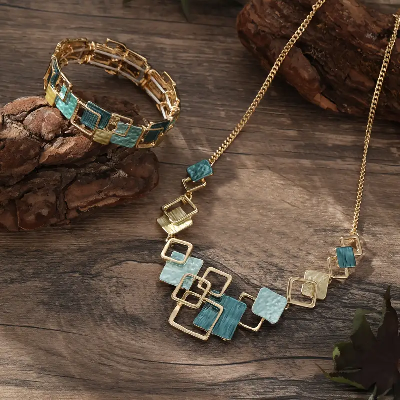 Boho Geometric Macaron Set