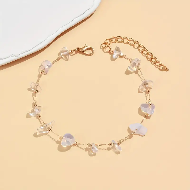 Y2K Gemstone Anklet