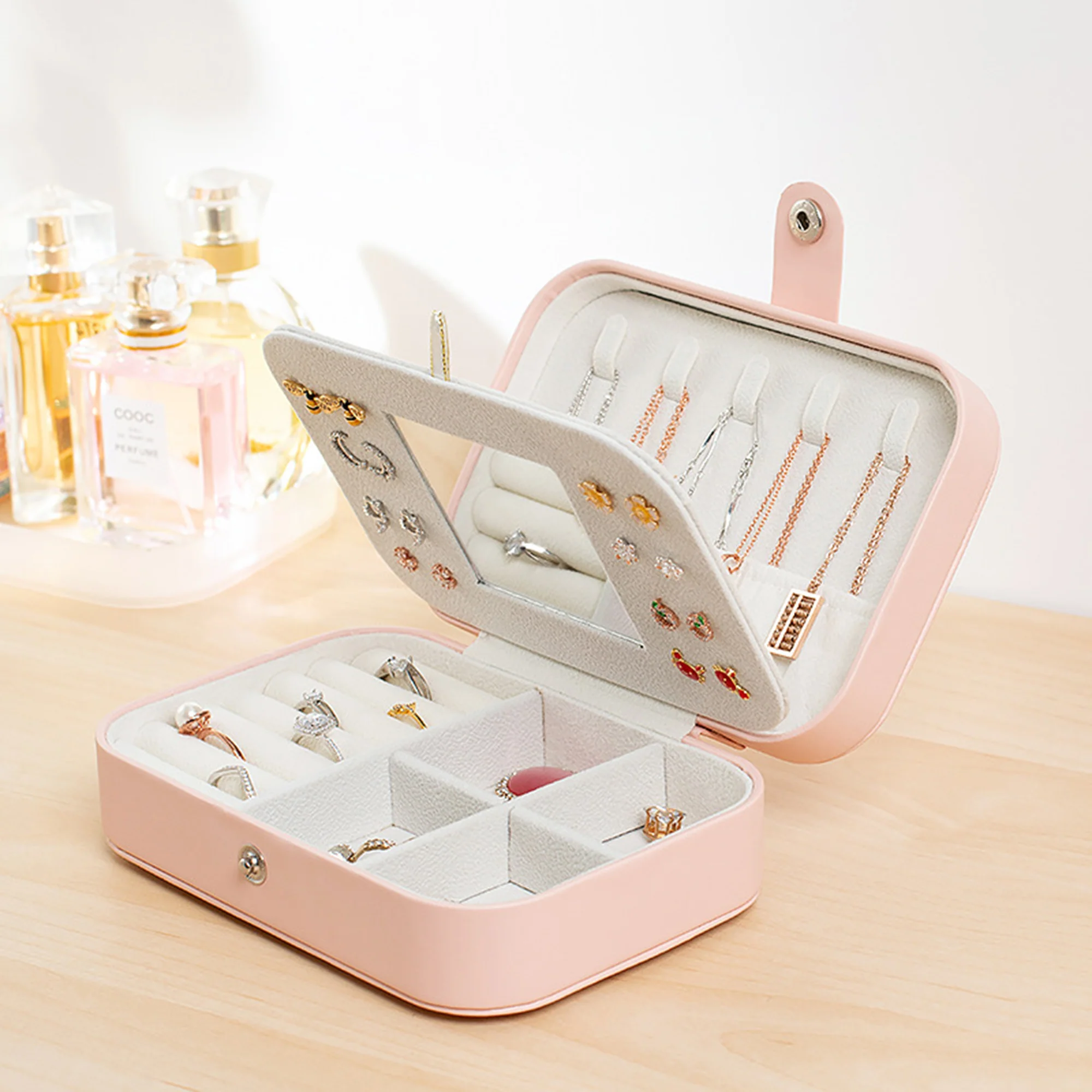 Portable Jewelry Organizer Box